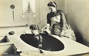 Mudbath: Lady in a mud bath