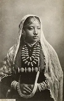Bangles: Lady from Nepal in traditional costume
