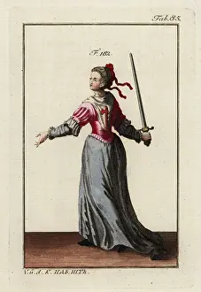Christoph Weigel: Lady of the Order of the Axe