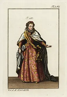 Christoph Weigel: Lady of the Order of the Scarf