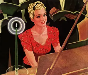 Candlelight: Lady Plays Piano