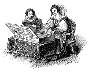 Virginal: Lady Plays the Virginal