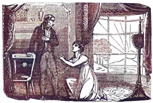 Apology: Lady pleading with gentleman, c. 1800