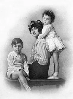 Hinton: Lady Poulett with her children
