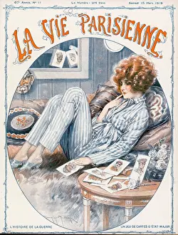 Lady in pyjamas 1919