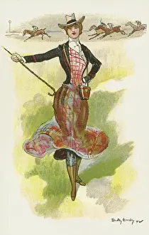 Haughty: A lady at the races