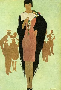Feathery: Lady Reads Standing Up