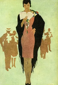 Feathery: Lady Reads Standing Up