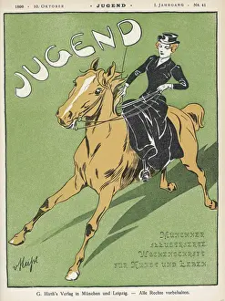 Sidesaddle: LADY RIDER/JUGEND 1896