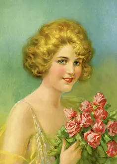 Gossamer: Lady with Roses