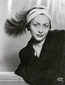 Sabatini: Lady Sabatini in evening coiffure