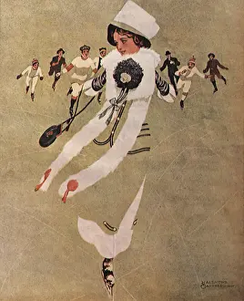 Sandberg: Lady with Scarf Skating