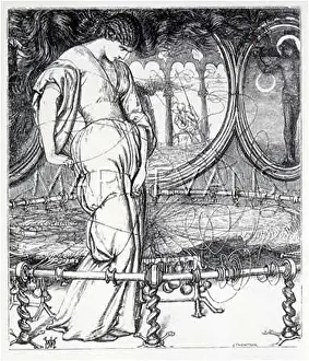 Floated: LADY OF SHALOTT (Holman Hunt)