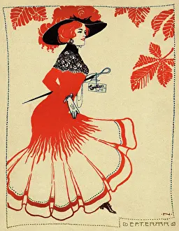 Edwardian Style: Lady out Shopping