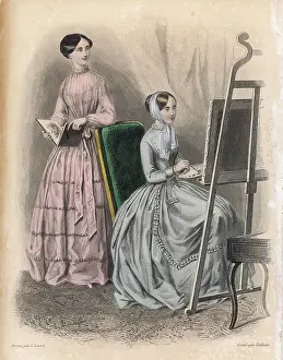 Ruched: Lady Sits at Easel 1848