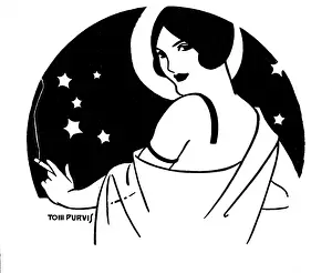 Purvis: Lady smoking a Batschari cigarette