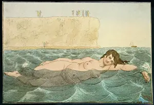 Swims: Lady Swimming - 1820