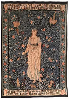Swirling: Lady on Tapestry, by Burne-Jones