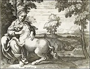 Cuddles: Lady and Unicorn