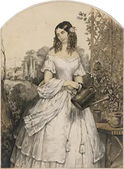 Absent: A LADY WATERING