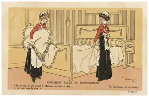 Pillows: LADY'S MAIDS MAKE BED