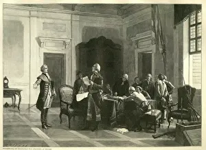 Volunteer: Lafayette's reception by George Washington