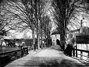 Gatehouse: The Lagow Castle near Schwiebus, 1930