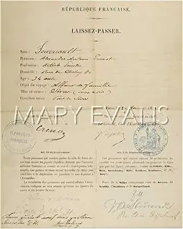 Laissez: LAISSEZ PASSER 1871