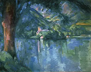 Courtauld: Lake Annecy, by Paul Cezanne