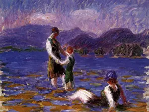 Realist: Lake Bathers