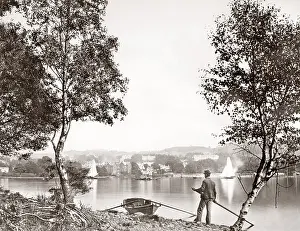 Boatman: Lake District - - Lake Windemere, c.1880's