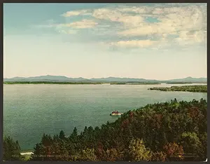 Champlain: Across the lake from Hotel Champlain, N.Y