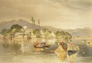 Udaipur: The lake and Palace at Udaipur