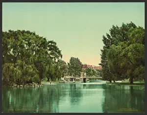 C1900: Lake in the Public Garden, Boston