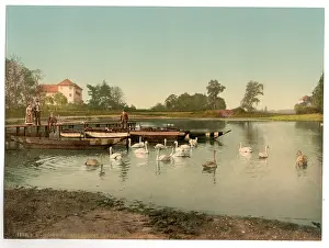 Worlitz: Lake of Worlitz, Eichenkranz and Gondelplatz, Anhalt, German