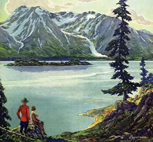 Mountie: Lake in the Yukon, Canada