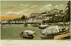 Ticino: The lakeside at Lugano, Switzerland
