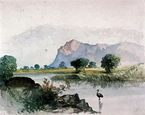 Muizenberg: At Lakeside near Muizenberg, 1867