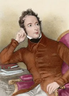Alphonse: Lamartine, Alphonse de (1790-1869). French romantic writer a