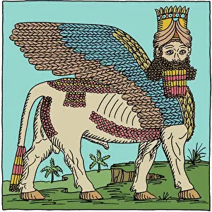 Lamassu: Lamassu, Assyrian Protective Deity