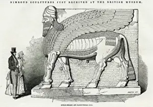 Lamassu Sculpture at the British Museum, London