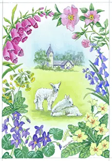 Cowslips: Lambs and Spring Flowers