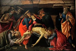 Botticelli: The Lamentation over the Dead Christ, by Botticelli