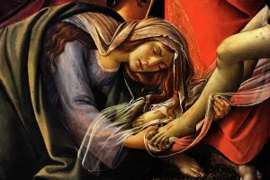 Botticelli: The Lamentation... (detail), by Botticelli