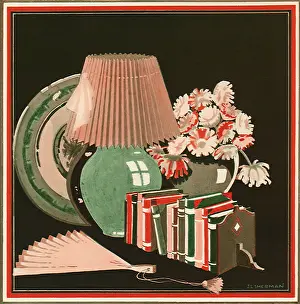 Pleats: Lamp, Fan, Platter