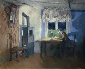 Lamplight: By Lamplight ' woman reading a book