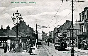 Middlesbrough: The Five Lamps, Thornaby, Yorkshire