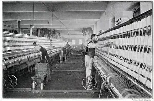 Looms: Lancashire Cotton Mill 1897