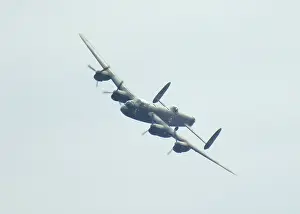 Lancasters: Lancaster bomber in flight