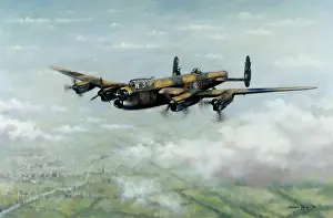 Scampton: Lancaster Bomber returning home